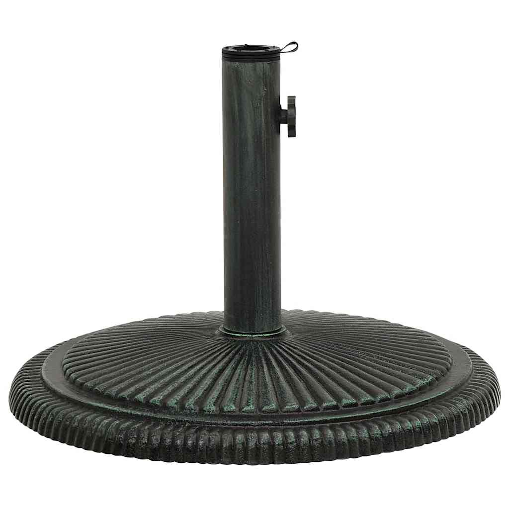 vidaXL Umbrella Base Green 45x45x30 cm Cast Iron