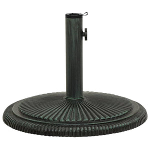 vidaXL Umbrella Base Green 45x45x30 cm Cast Iron