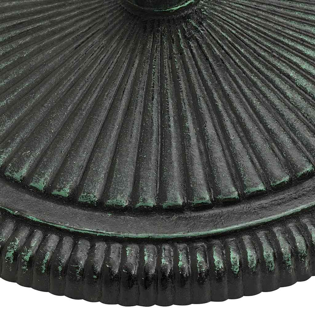 vidaXL Umbrella Base Green 45x45x30 cm Cast Iron