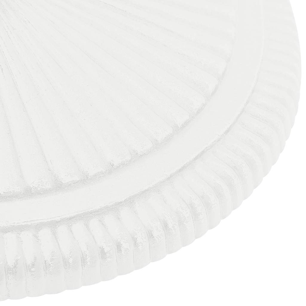 vidaXL Umbrella Base White 45x45x30 cm Cast Iron