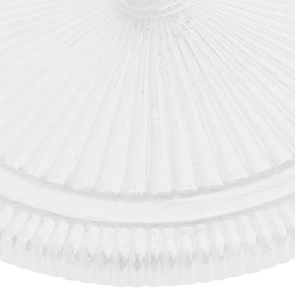 vidaXL Umbrella Base White 45x45x30 cm Cast Iron