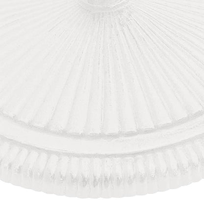 vidaXL Umbrella Base White 45x45x30 cm Cast Iron