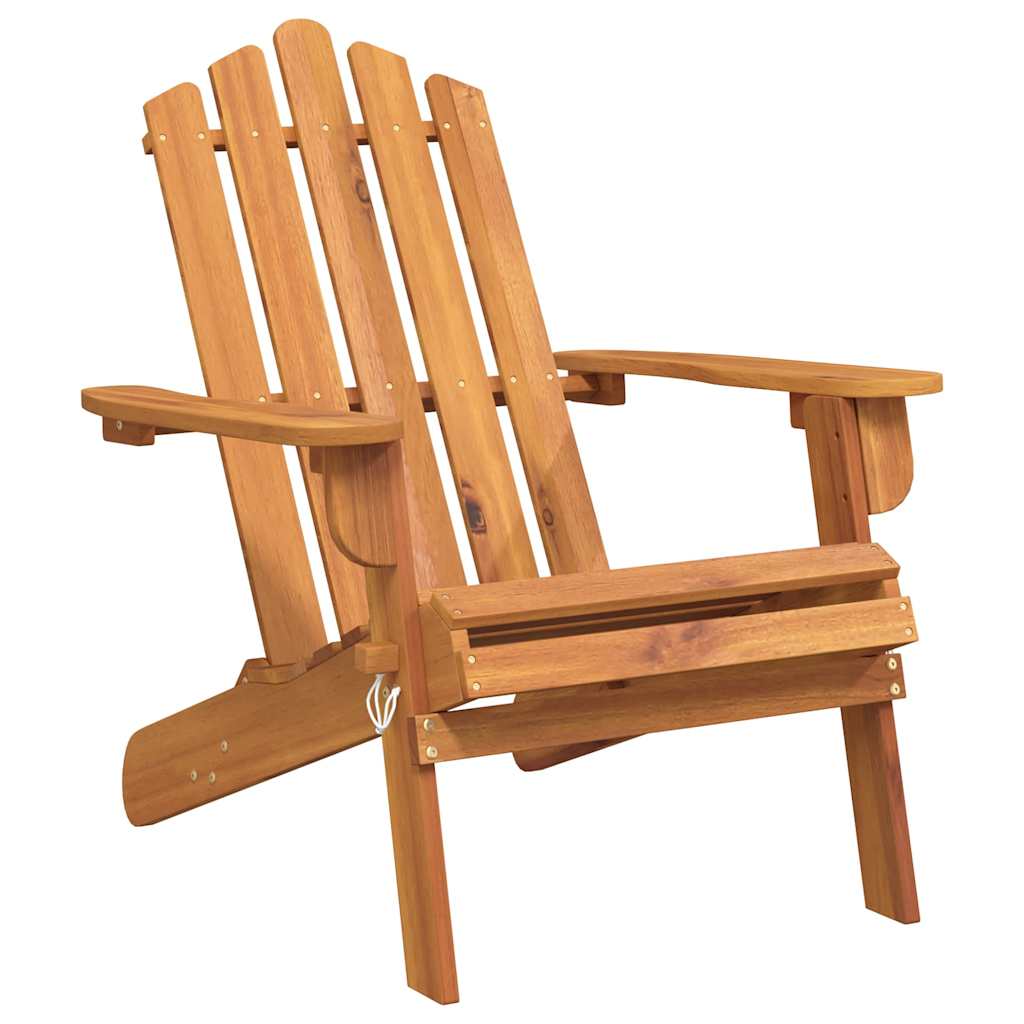 vidaXL Garden Chair | Natural wood | Solid Acacia wood | Standard | Foldable