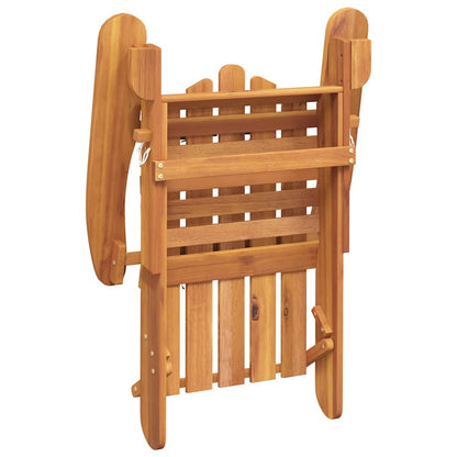 vidaXL Garden Chair | Natural wood | Solid Acacia wood | Standard | Foldable