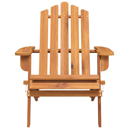 vidaXL Garden Chair | Natural wood | Solid Acacia wood | Standard | Foldable