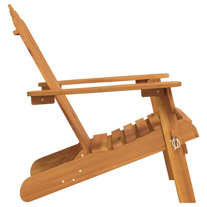 vidaXL Garden Chair | Natural wood | Solid Acacia wood | Standard | Foldable