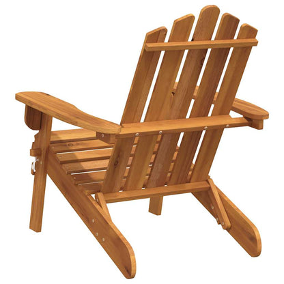 vidaXL Garden Chair | Natural wood | Solid Acacia wood | Standard | Foldable