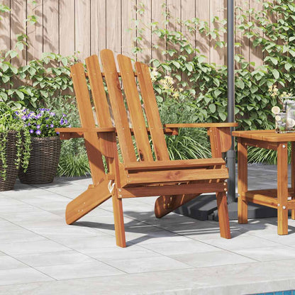 vidaXL Garden Chair | Natural wood | Solid Acacia wood | Standard | Foldable