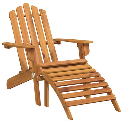 vidaXL Garden Chair | Natural wood | Solid Acacia wood | Standard | Foldable