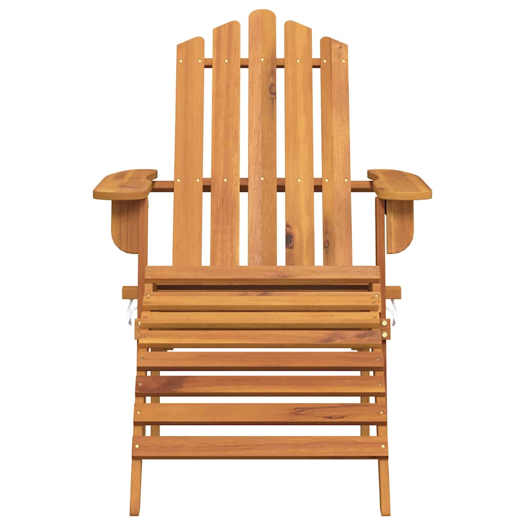 vidaXL Garden Chair | Natural wood | Solid Acacia wood | Standard | Foldable
