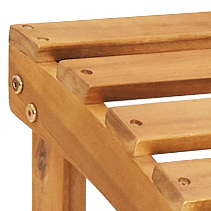 vidaXL Garden Chair | Natural wood | Solid Acacia wood | Standard | Foldable