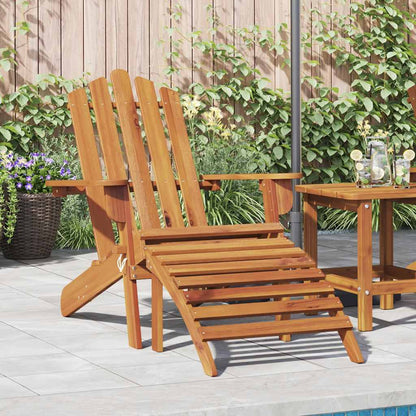 vidaXL Garden Chair | Natural wood | Solid Acacia wood | Standard | Foldable
