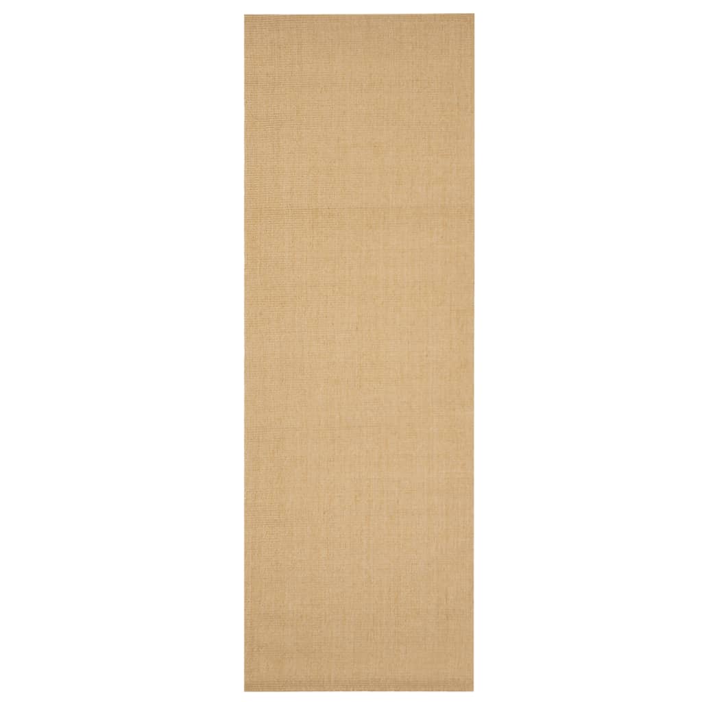 vidaXL Rug Natural Sisal 66x200 cm