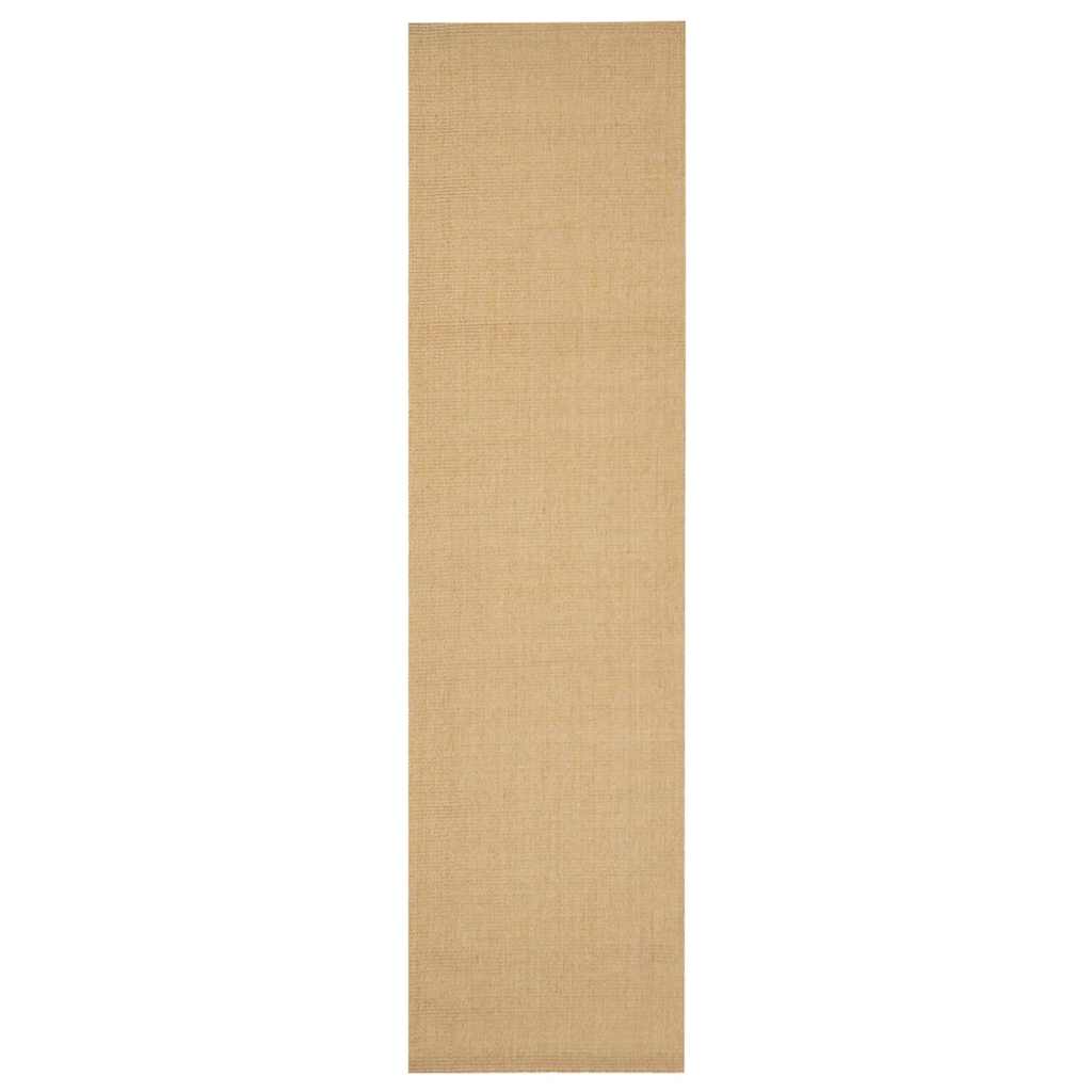 vidaXL Rug Natural Sisal 66x250 cm