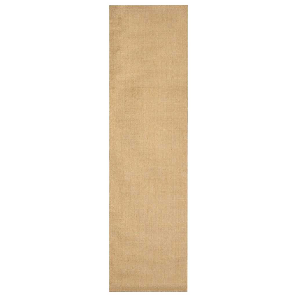 vidaXL Rug Natural Sisal 80x300 cm