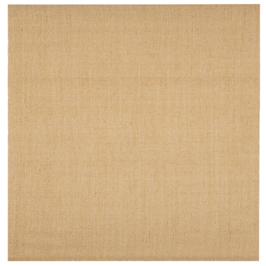 vidaXL Rug Natural Sisal 100x100 cm