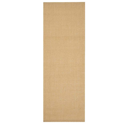 vidaXL Rug Natural Sisal 100x300 cm