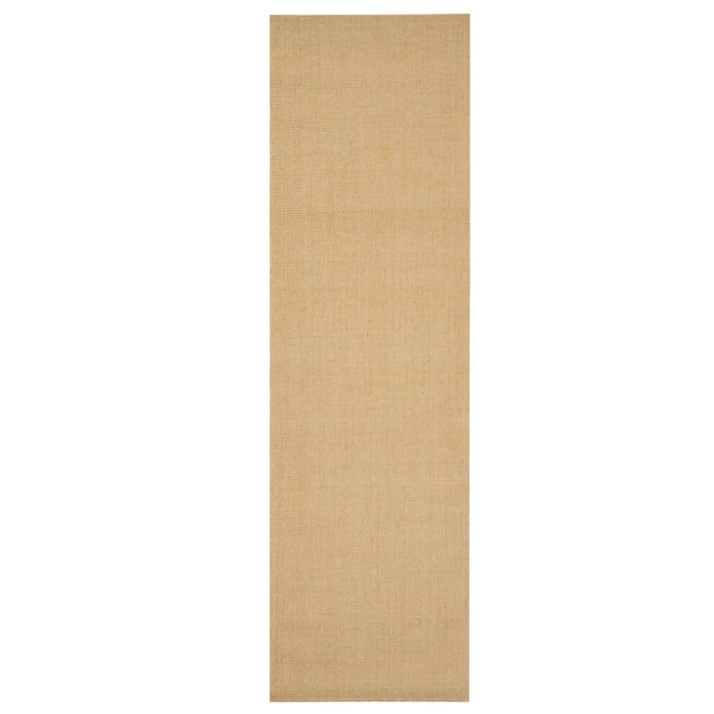 vidaXL Rug Natural Sisal 100x350 cm