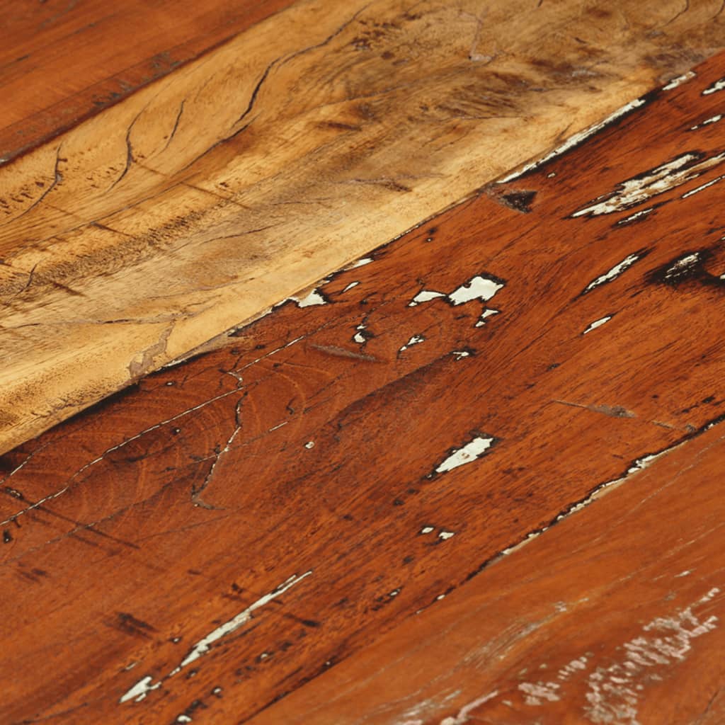 vidaXL Coffee Table Ø68 cm Solid Reclaimed Wood
