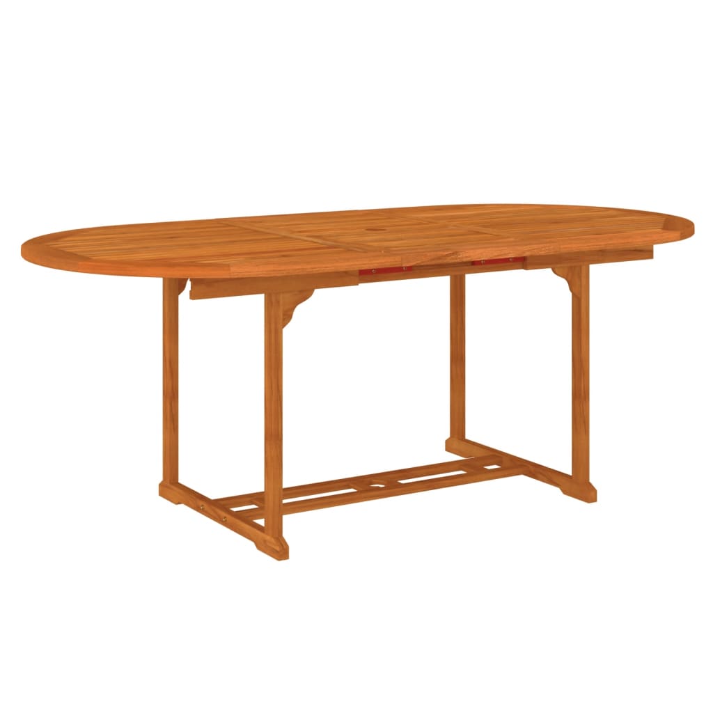 vidaXL Garden Dining Set | Reddish-Brown | Solid Eucalyptus Wood | Medium