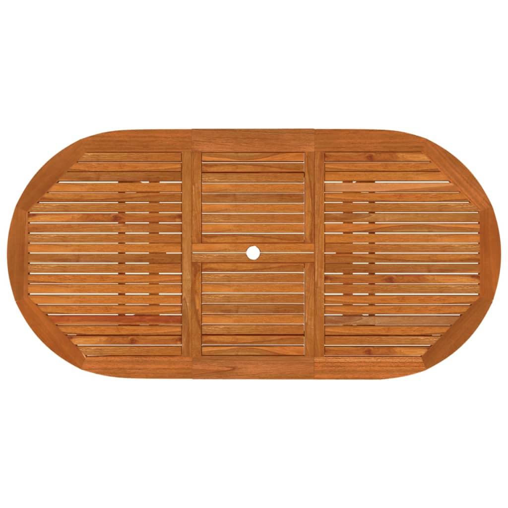 vidaXL Garden Dining Set | Reddish-Brown | Solid Eucalyptus Wood | Medium