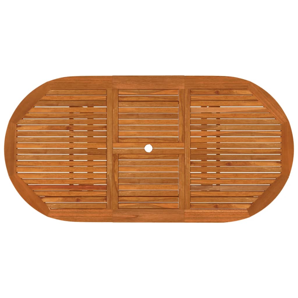 vidaXL Garden Dining Set | Reddish-brown | Solid eucalyptus wood | Medium