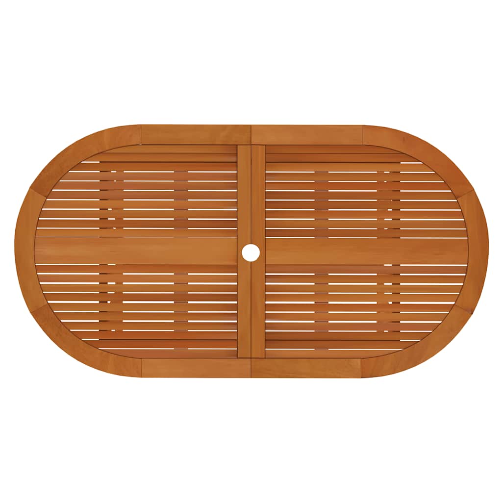 vidaXL Garden Dining Set | Reddish-brown | Solid eucalyptus wood | Medium
