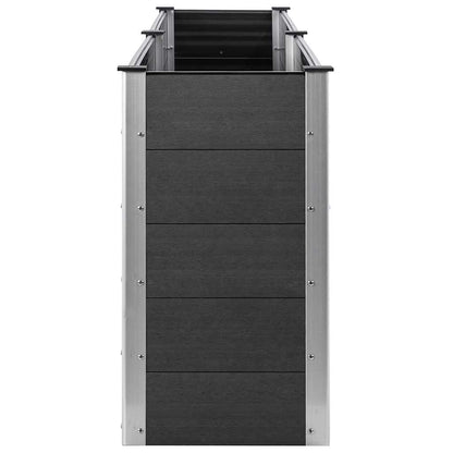 vidaXL Garden Raised Bed 200x50x91 cm WPC Grey