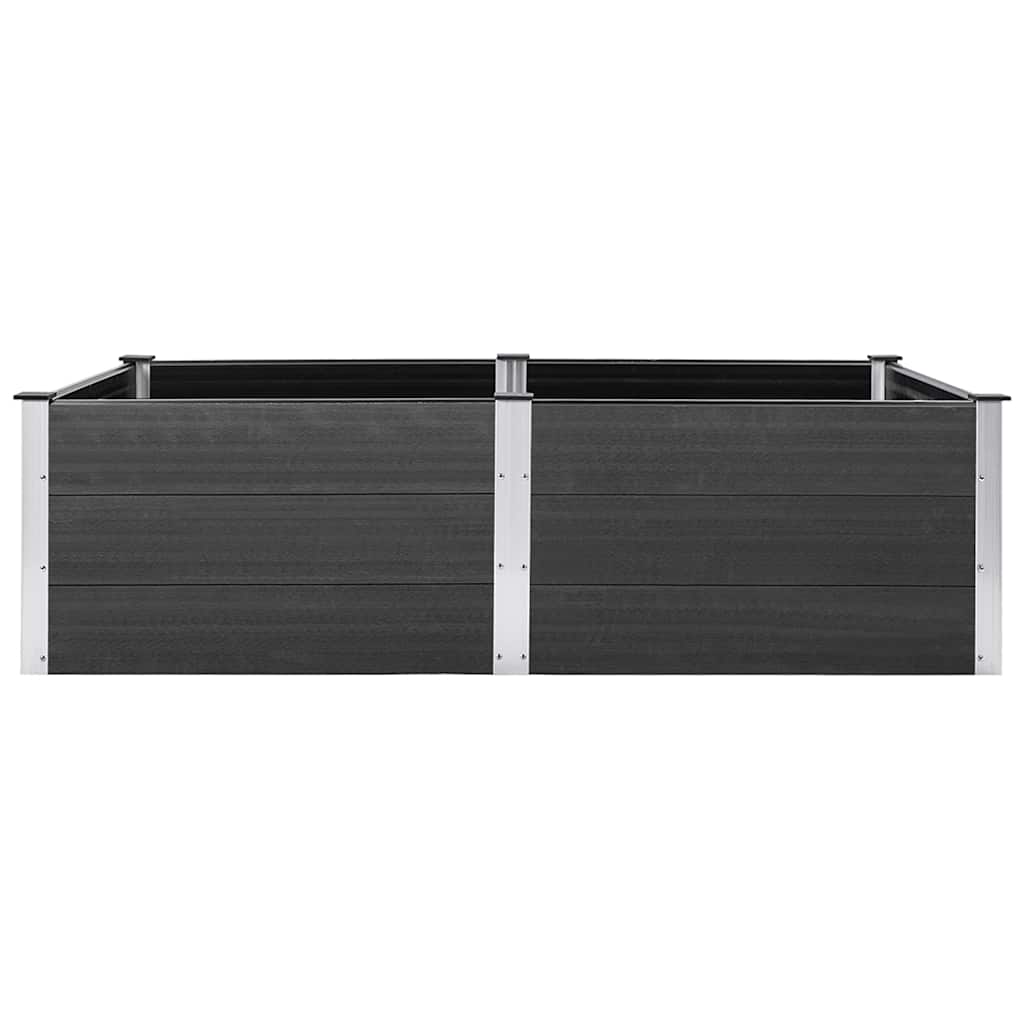 vidaXL Garden Raised Bed 200x100x54 cm WPC Grey