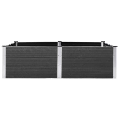 vidaXL Garden Raised Bed 200x100x54 cm WPC Grey