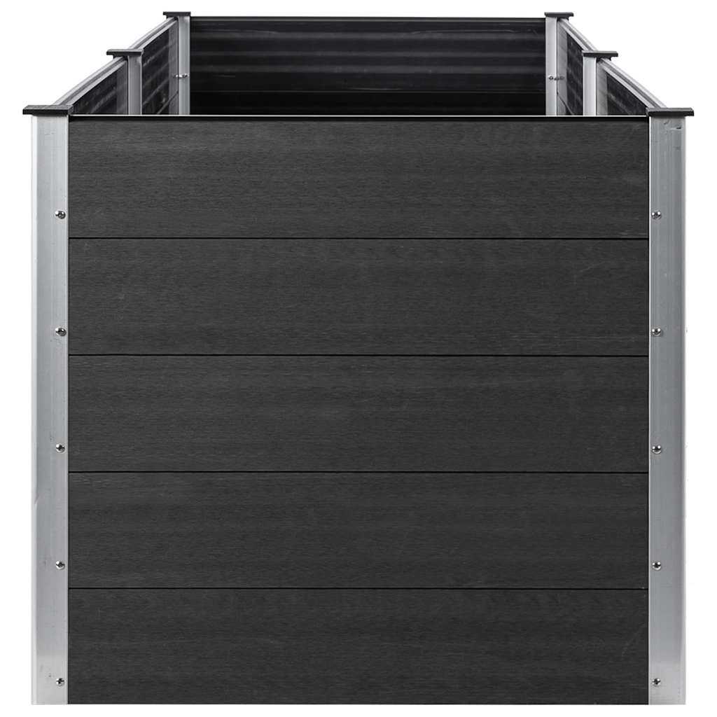 vidaXL Garden Raised Bed 200x100x91 cm WPC Grey