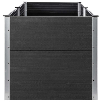 vidaXL Garden Raised Bed 200x100x91 cm WPC Grey