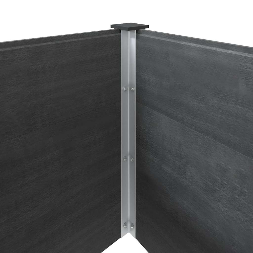 vidaXL Garden Raised Bed Grey 300x100x54 cm WPC