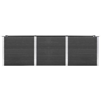 vidaXL Garden Raised Bed 300x100x91 cm WPC Grey