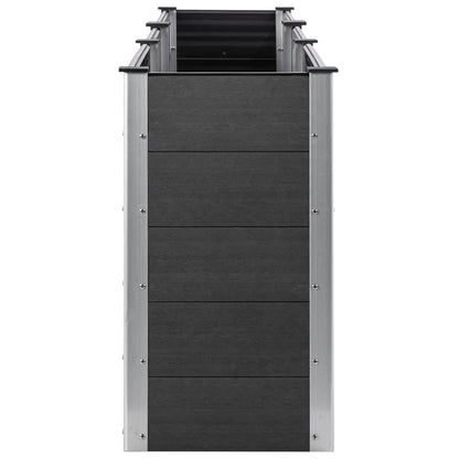 vidaXL Garden Raised Bed 300x100x91 cm WPC Grey
