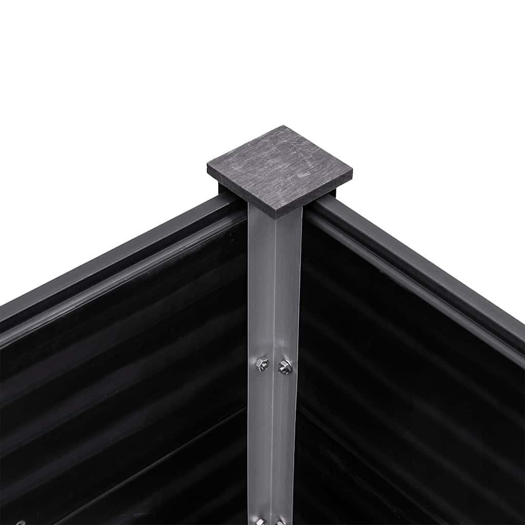 vidaXL Garden Raised Bed 300x100x91 cm WPC Grey