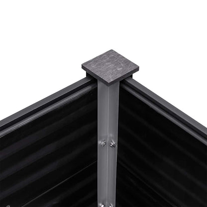 vidaXL Garden Raised Bed 300x100x91 cm WPC Grey