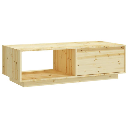 vidaXL Coffee Table 110x50x33,5 cm Solid Wood Fir