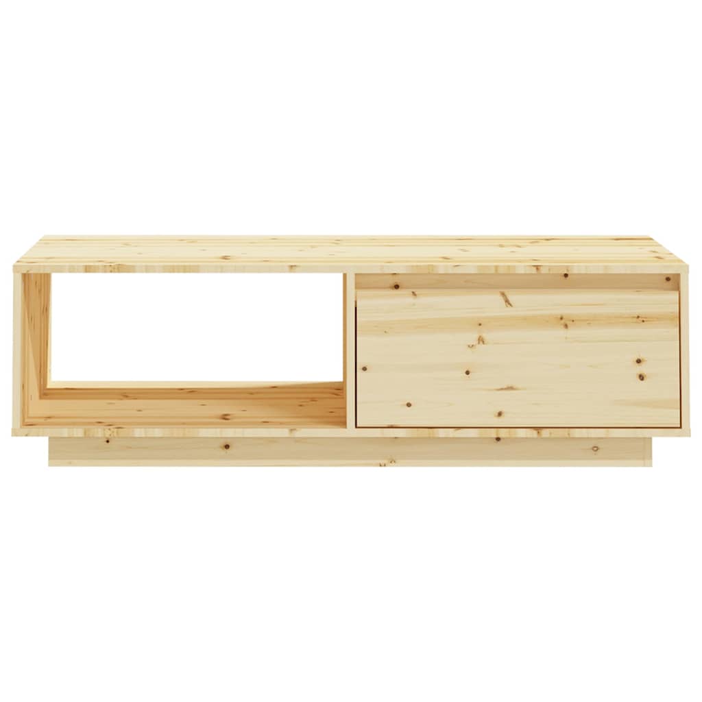 vidaXL Coffee Table 110x50x33,5 cm Solid Wood Fir