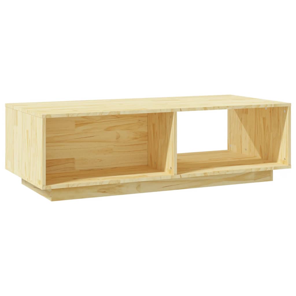 vidaXL Coffee Table 110x50x33.5 cm Solid Pinewood