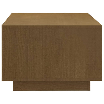 vidaXL Coffee Table Honey Brown 110x50x33.5 cm Solid Pinewood
