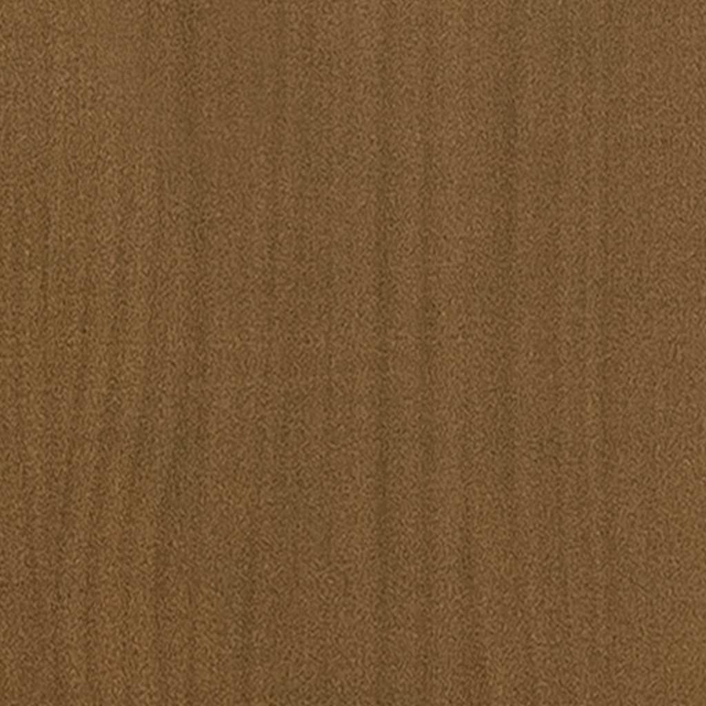 809885 vidaXL Coffee Table Honey Brown 110x50x33,5 cm Solid Wood Pine
