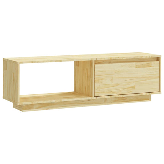 809888 vidaXL TV Cabinet 110x30x33,5 cm Solid Wood Pine