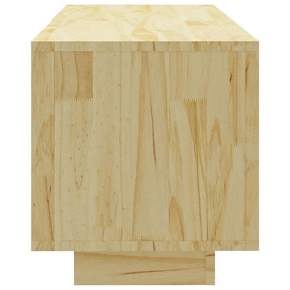 vidaXL TV Cabinet 110x30x33.5 cm Solid Pinewood