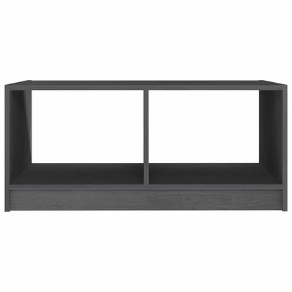 809908 vidaXL Coffee Table Grey 75x50x33,5 cm Solid Wood Pine