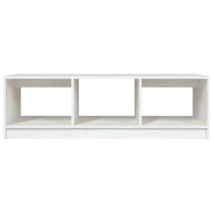 vidaXL Coffee Table White 110x50x34 cm Solid Pinewood