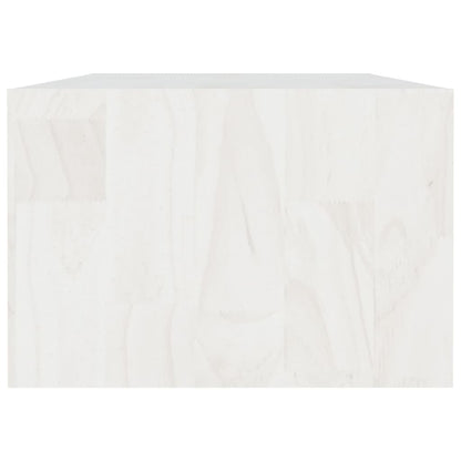 vidaXL Coffee Table White 110x50x34 cm Solid Pinewood