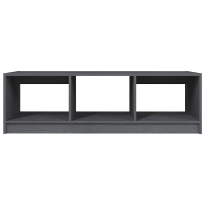 vidaXL Coffee Table Grey 110x50x34 cm Solid Pinewood