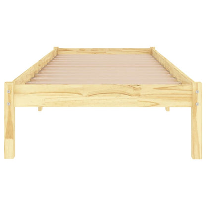 vidaXL Bed Frame without Mattress Solid Wood Small Single