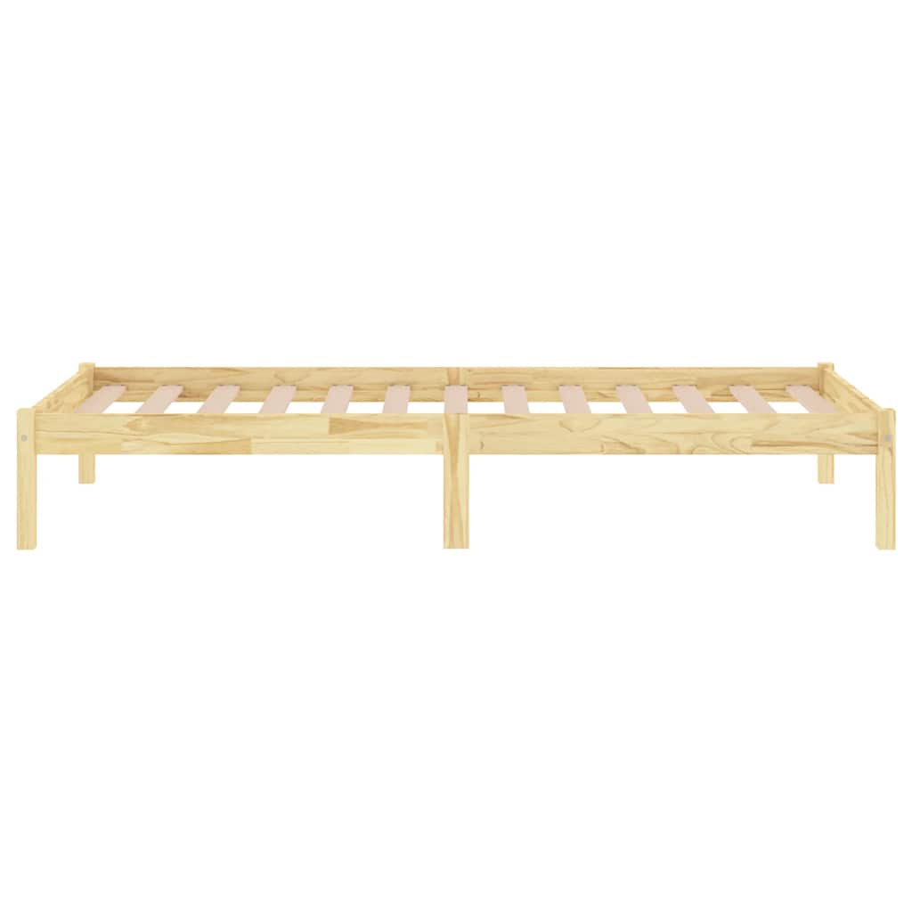 vidaXL Bed Frame without Mattress Solid Wood Small Single